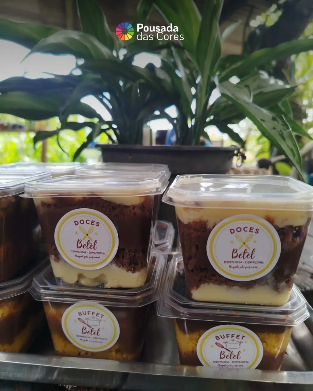 Bolos de pote Doces Betel