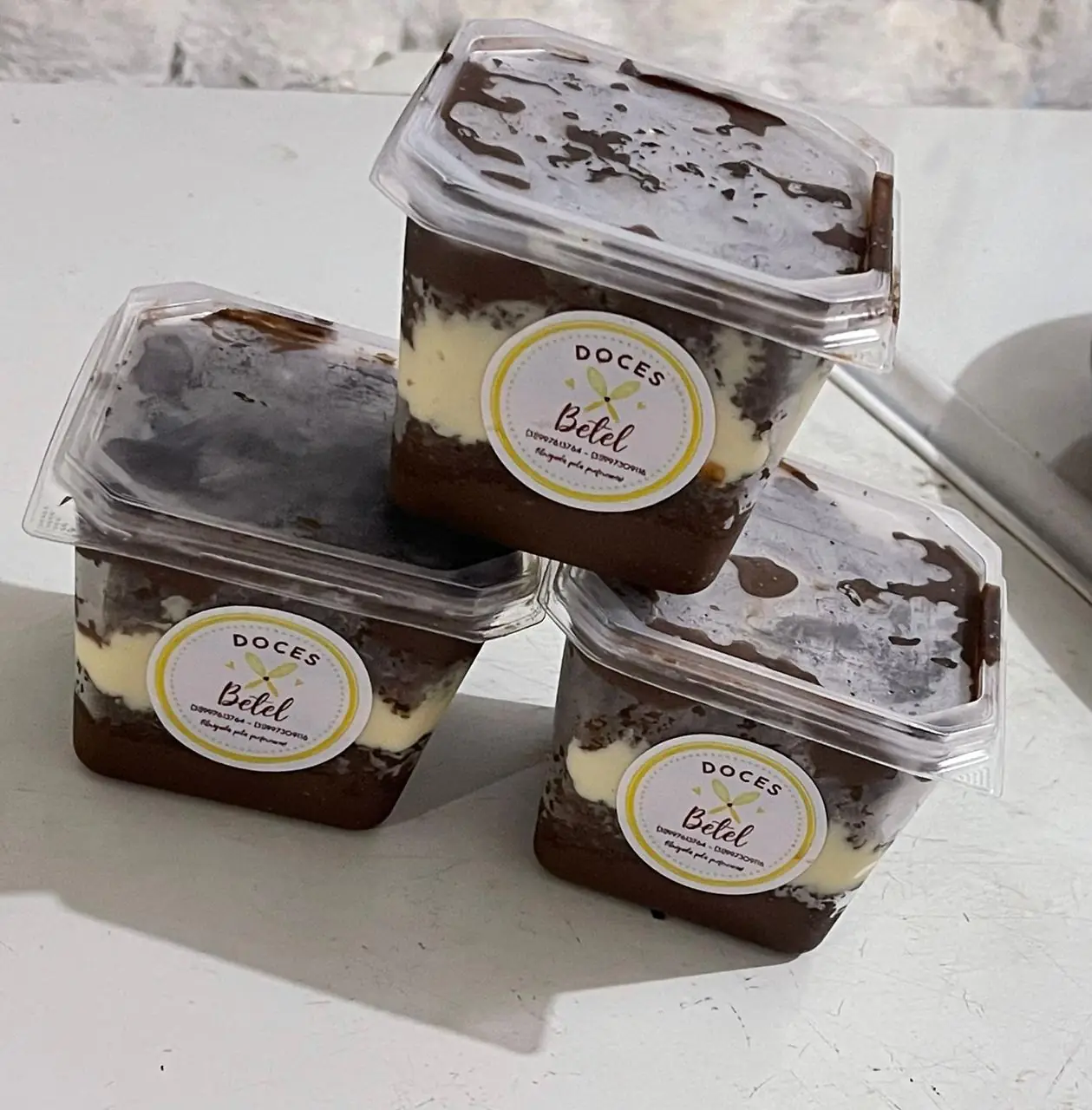 Doce de pote trufado