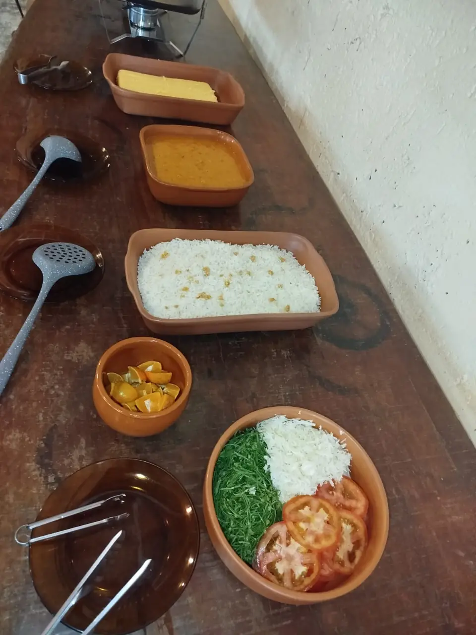 Mesa do almoço